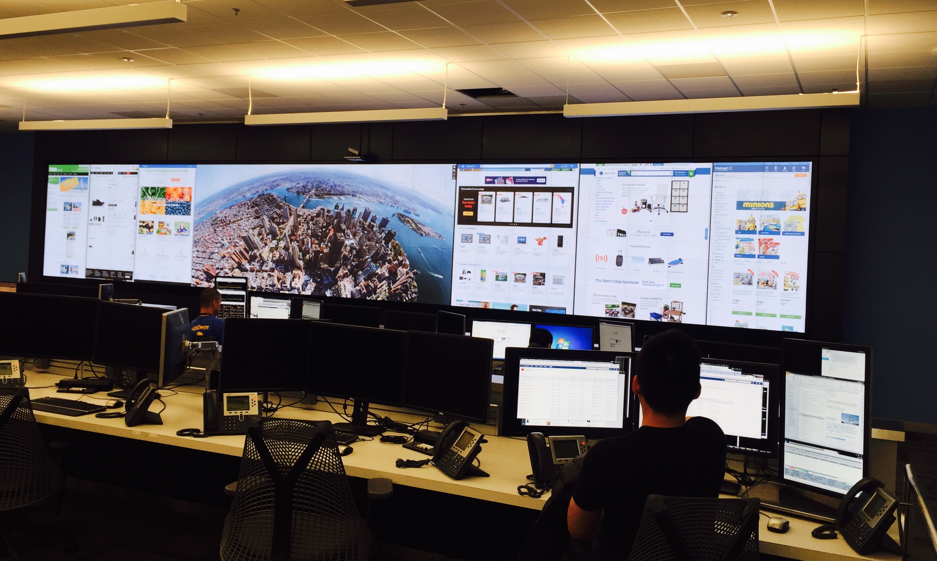 Concrete meets bricks